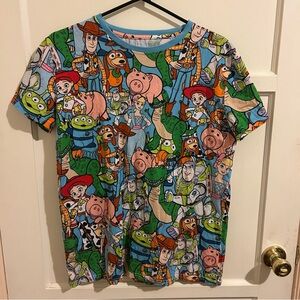 Cakeworthy Toy Story Pixar All Over Print T-Shirt M